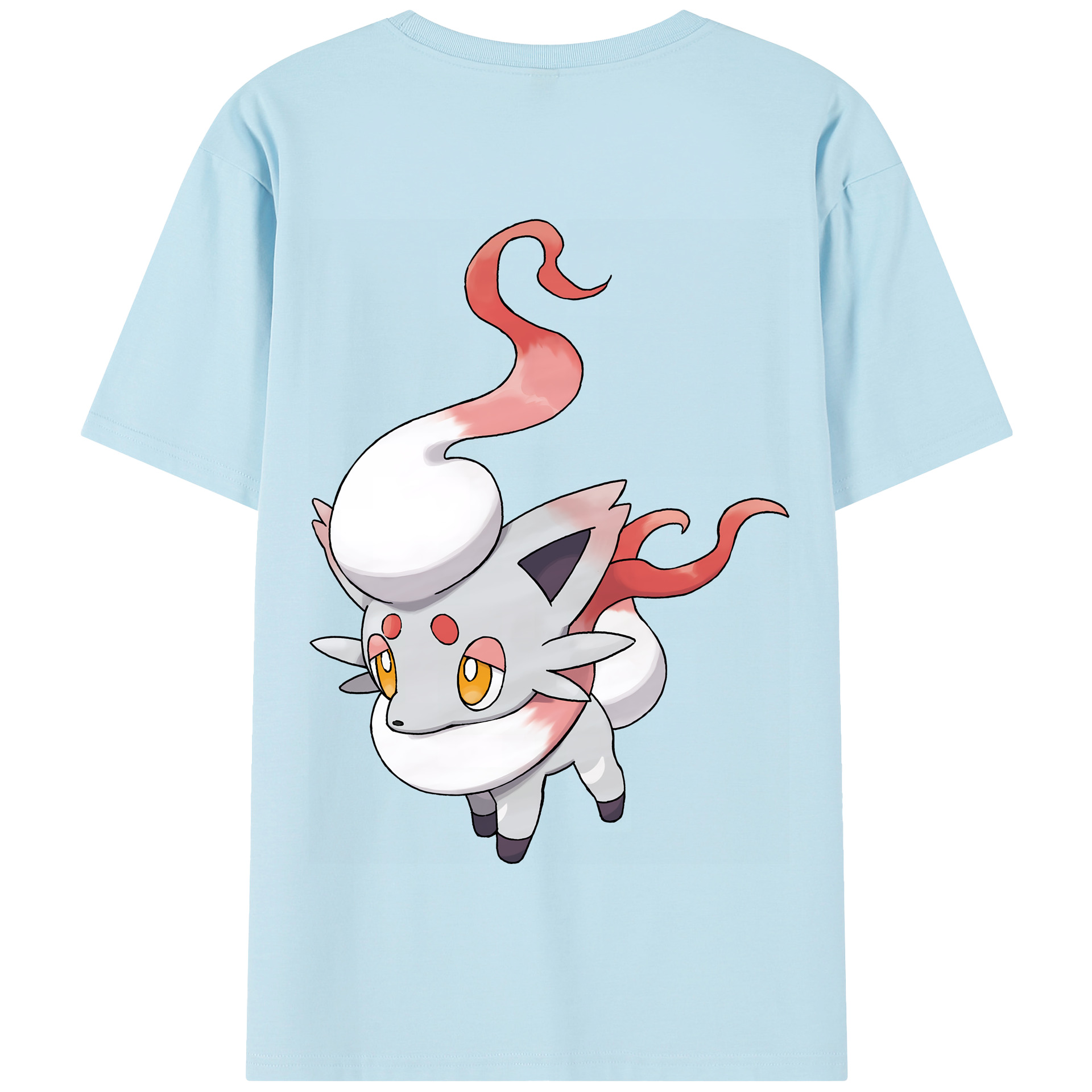 （画像用） ポケットモンスター Pokémon 綿100％半袖Tシャツ（背面プリント）